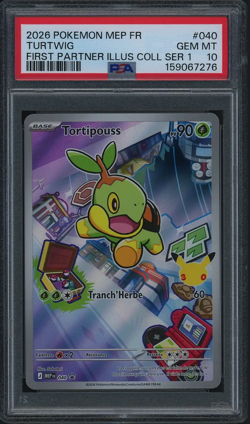 PSA 10 Tortipouss