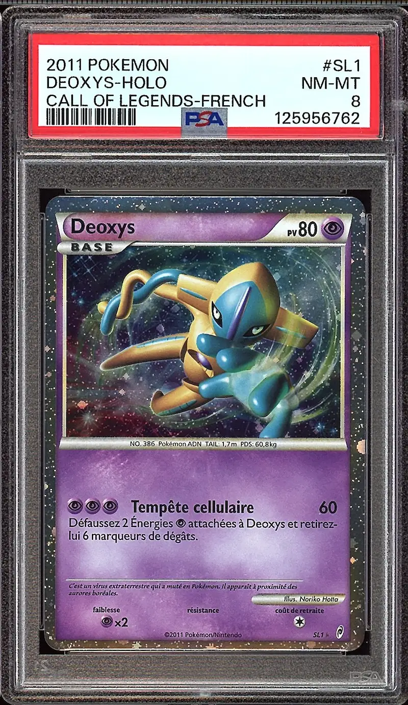 shiny deoxys pokemon card Call of Legends Holo SL1 PSA 10 Card Number / Rarity Deoxys (Chaos Rising 33) -