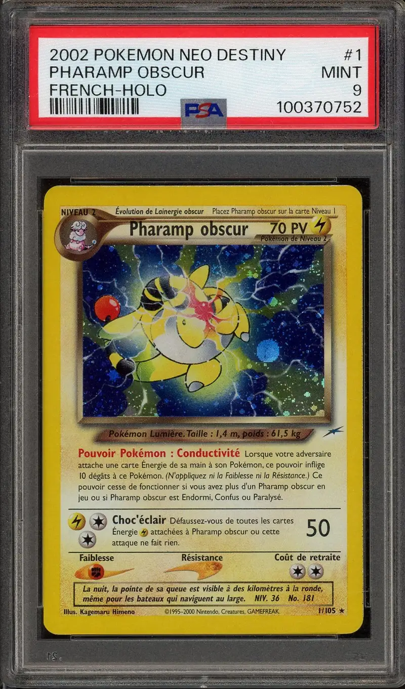 PSA 9 Pharamp Obscur Holo