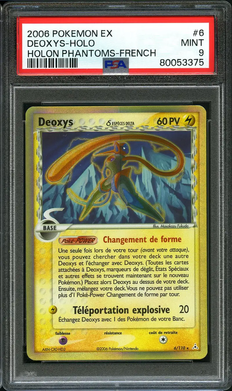 PSA 9 Deoxys Holo