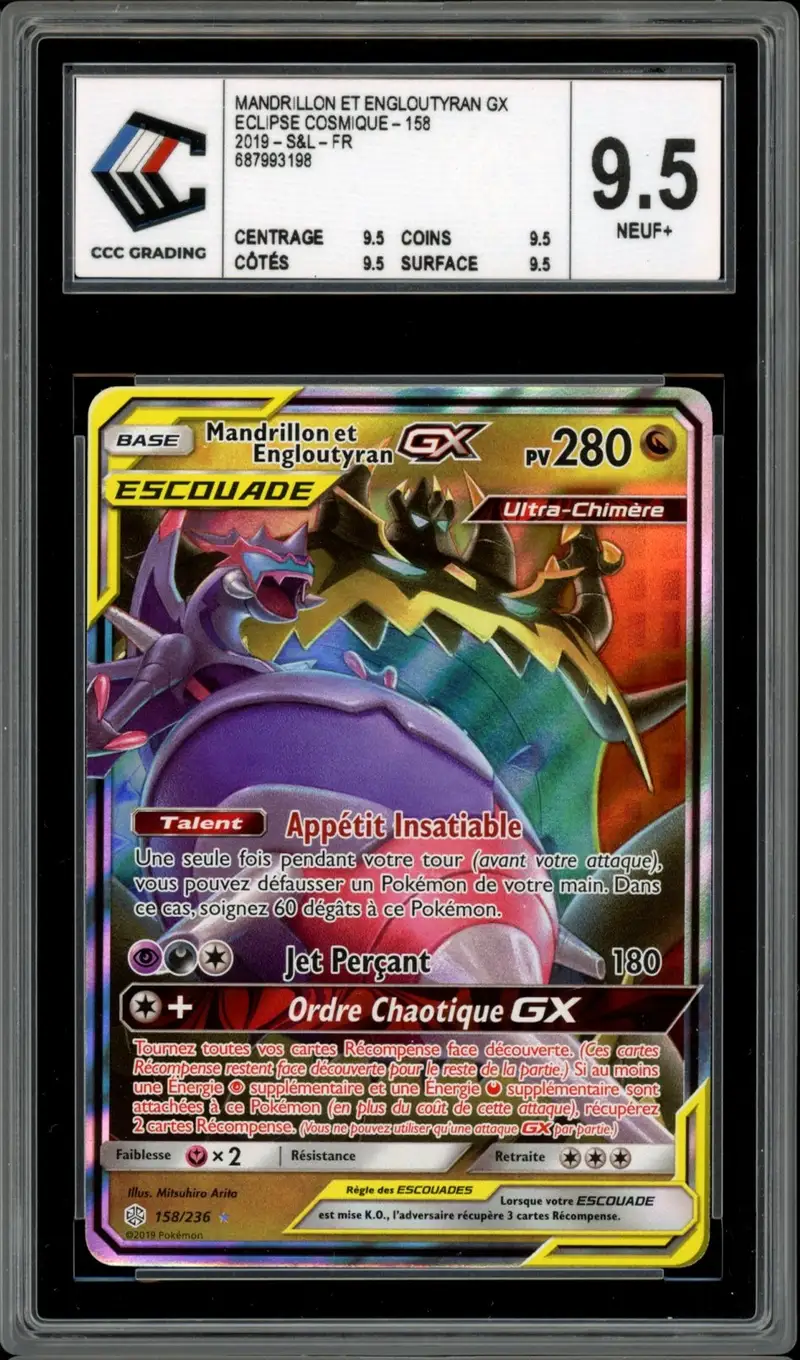 CCC 9.5 Mandrillon et Engloutyran Gx