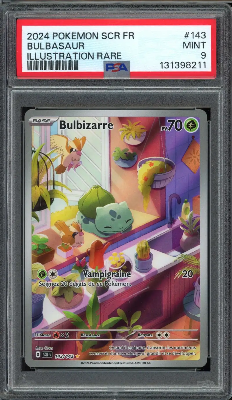 PSA 9 Bulbizarre