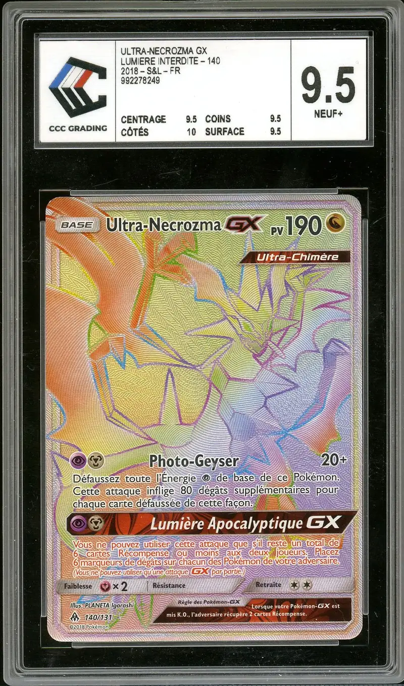 CCC 9.5 Ultra Necrozma Gx Rainbow
