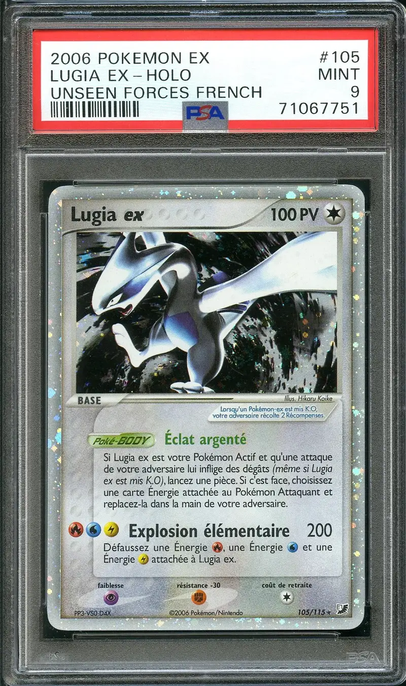 PSA 9 Lugia Ex