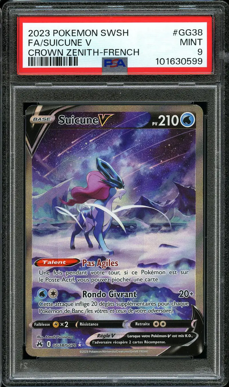 PSA 9 Suicune V