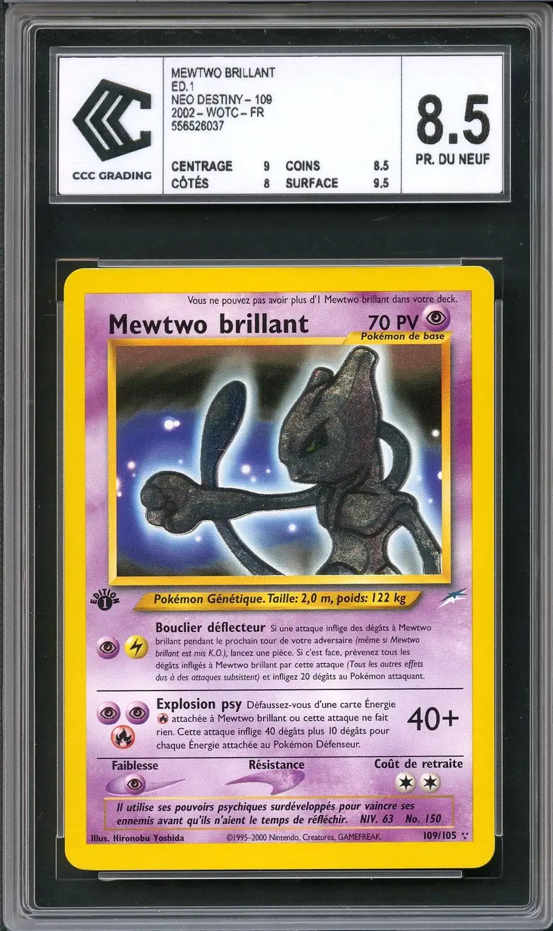 CCC 8.5 Mewtwo Brillant Holo