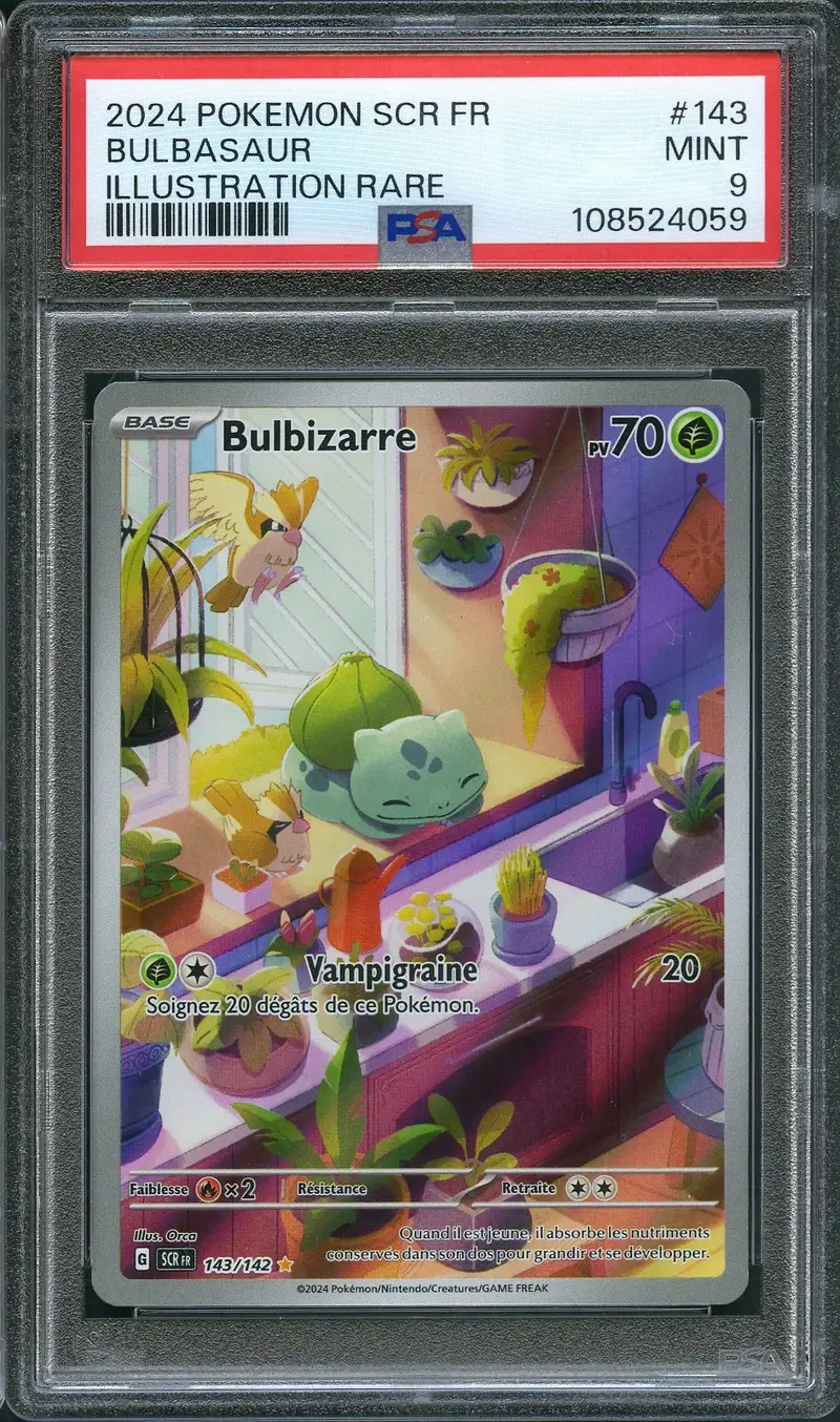 PSA 9 Bulbizarre
