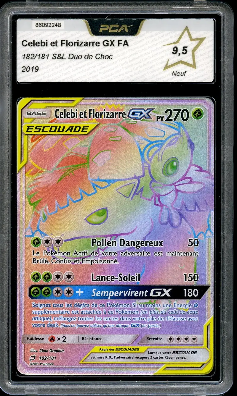 PCA 9.5 Celebi et Florizarre Gx Rainbow
