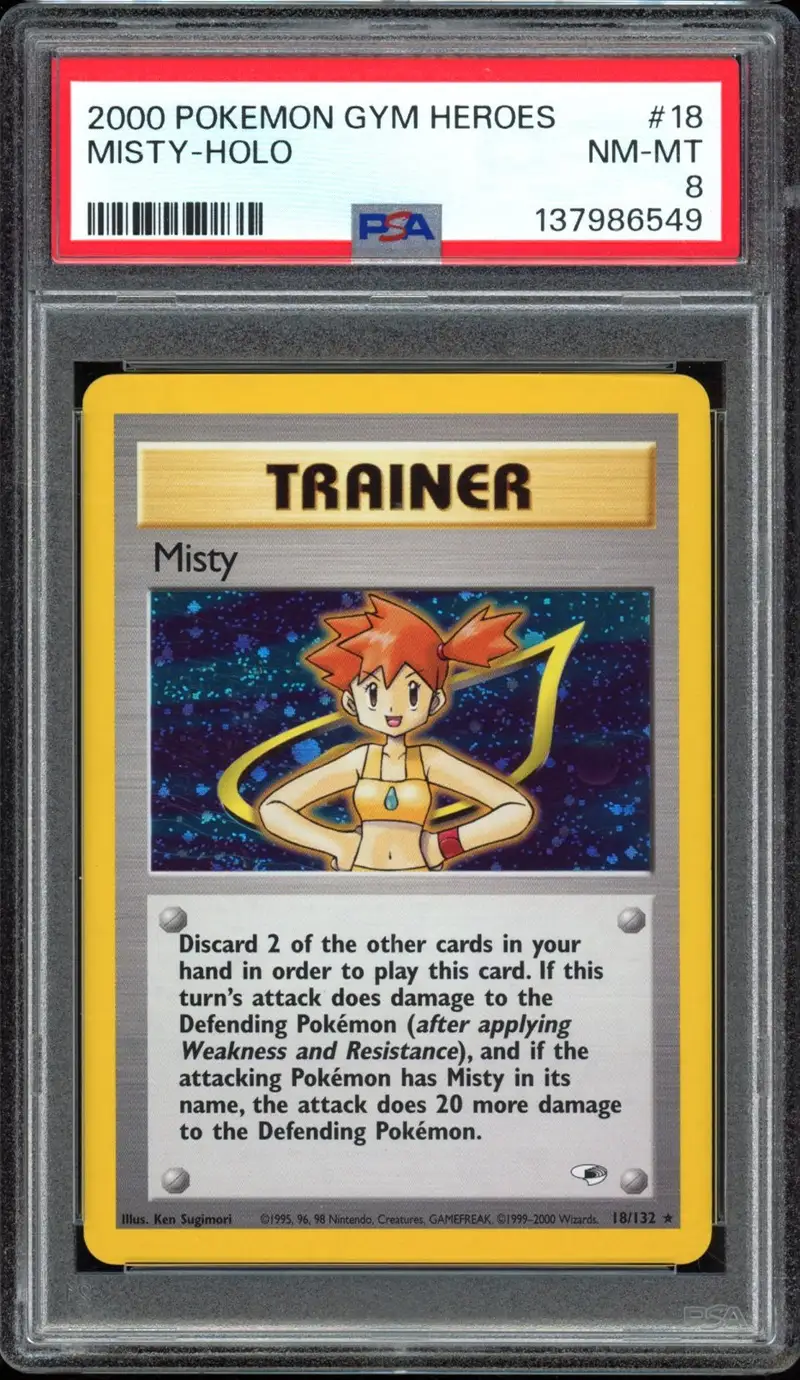 PSA 8 Misty Holo