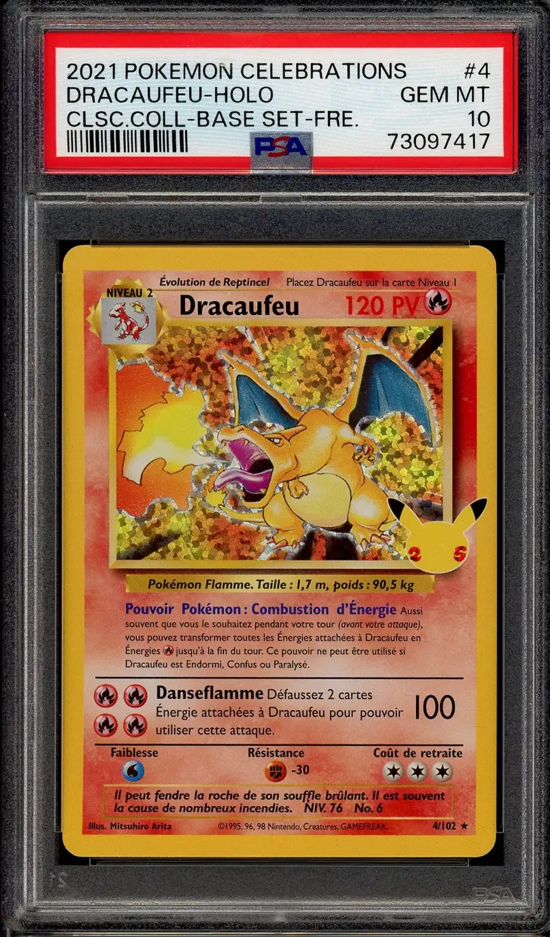 PSA 10 Dracaufeu Holo