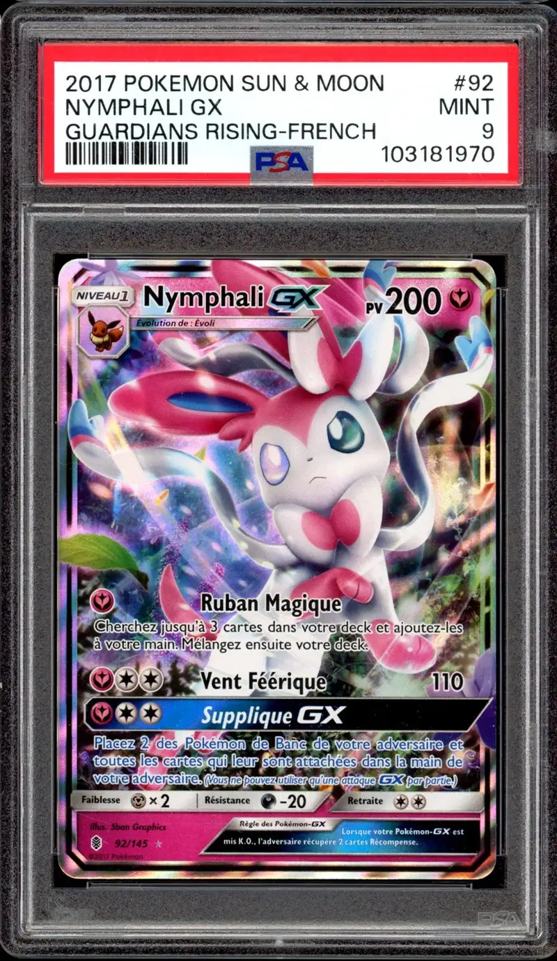 PSA 9 Nymphali Gx