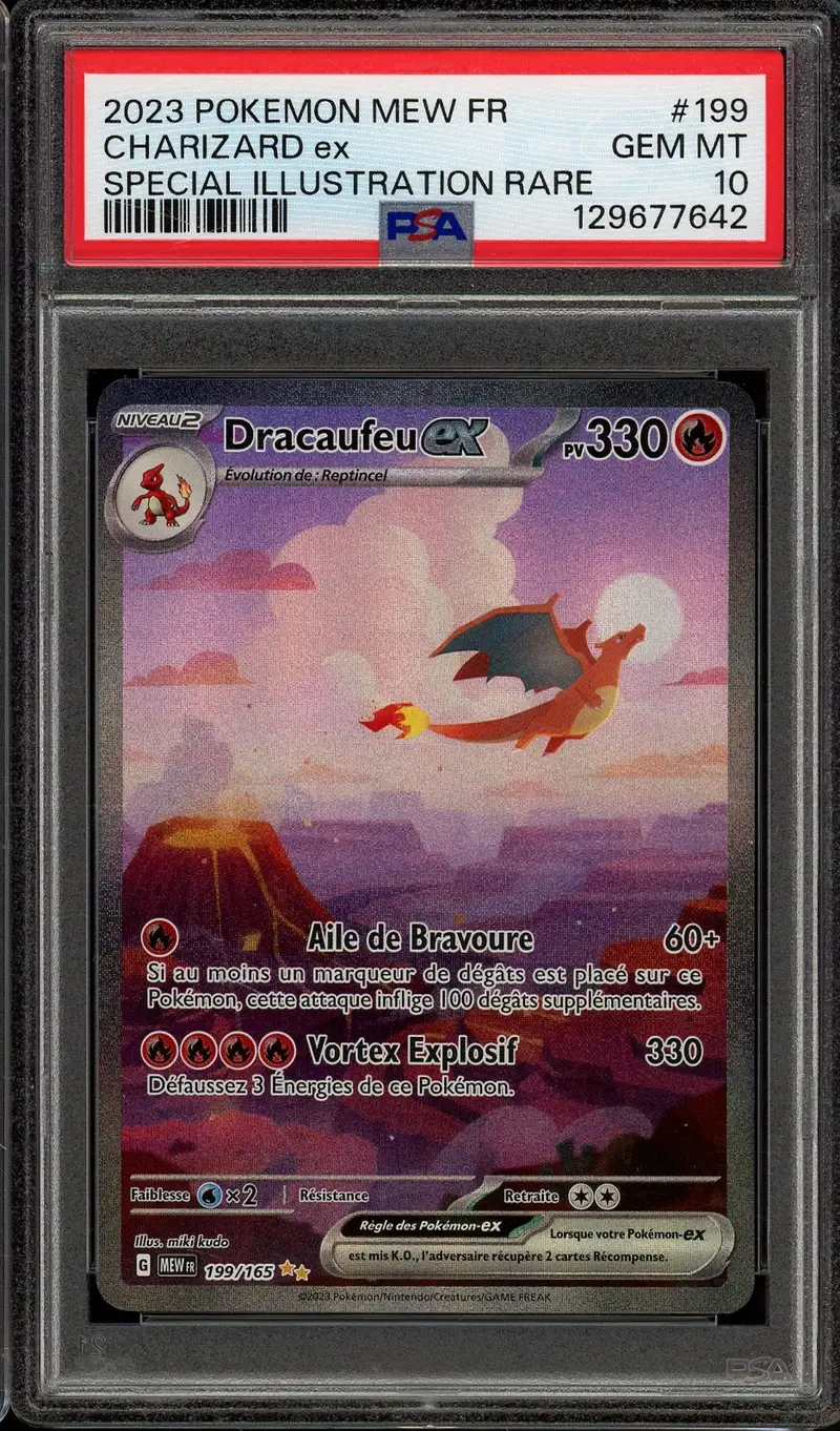 PSA 10 Dracaufeu Ex