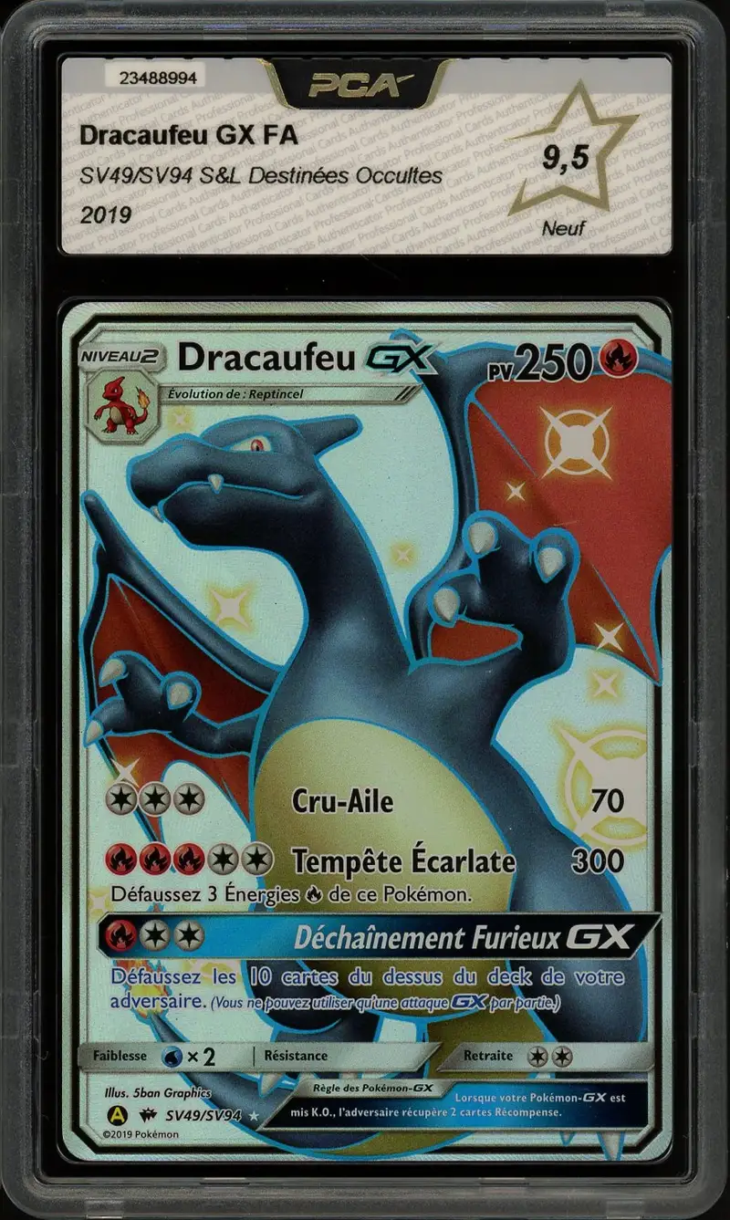 PCA 9.5 Dracaufeu Gx Shiny