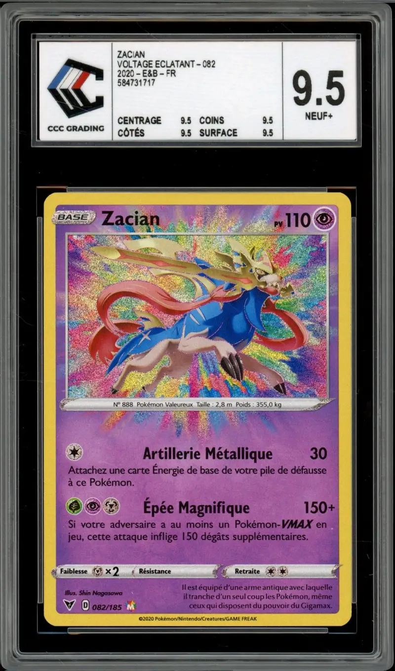 CCC 9.5 Zacian Holo