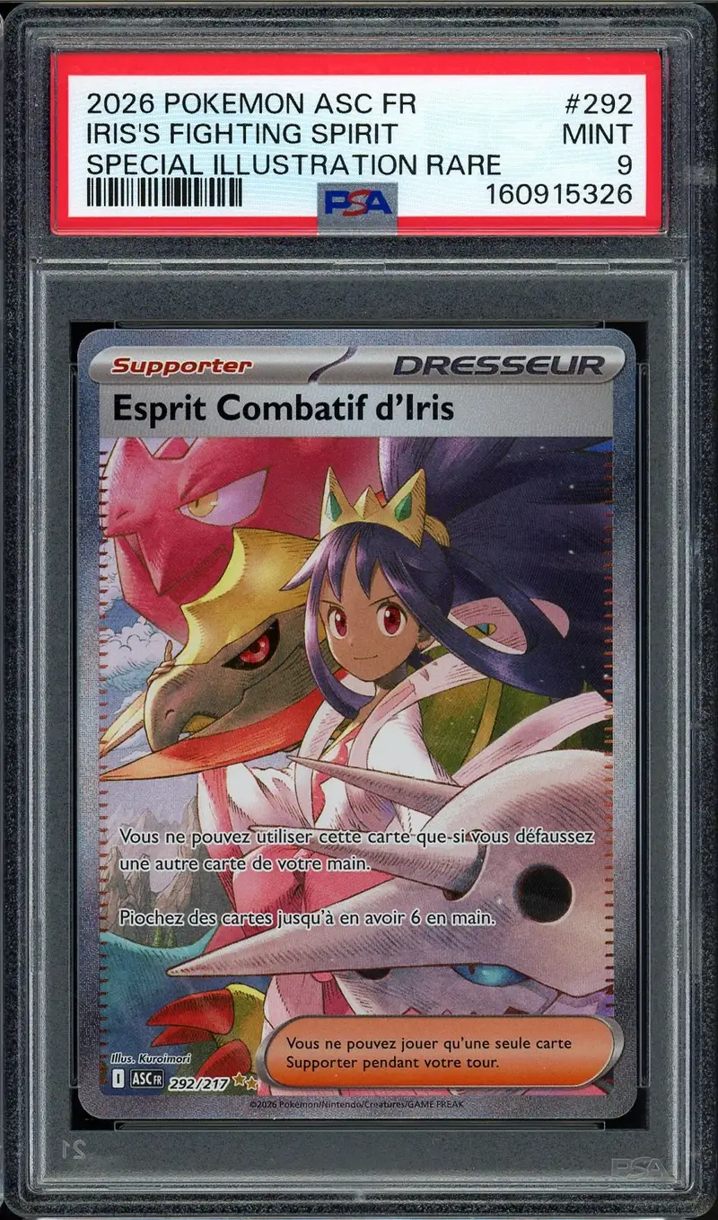 PSA 9 Esprit Combatif d'Iris