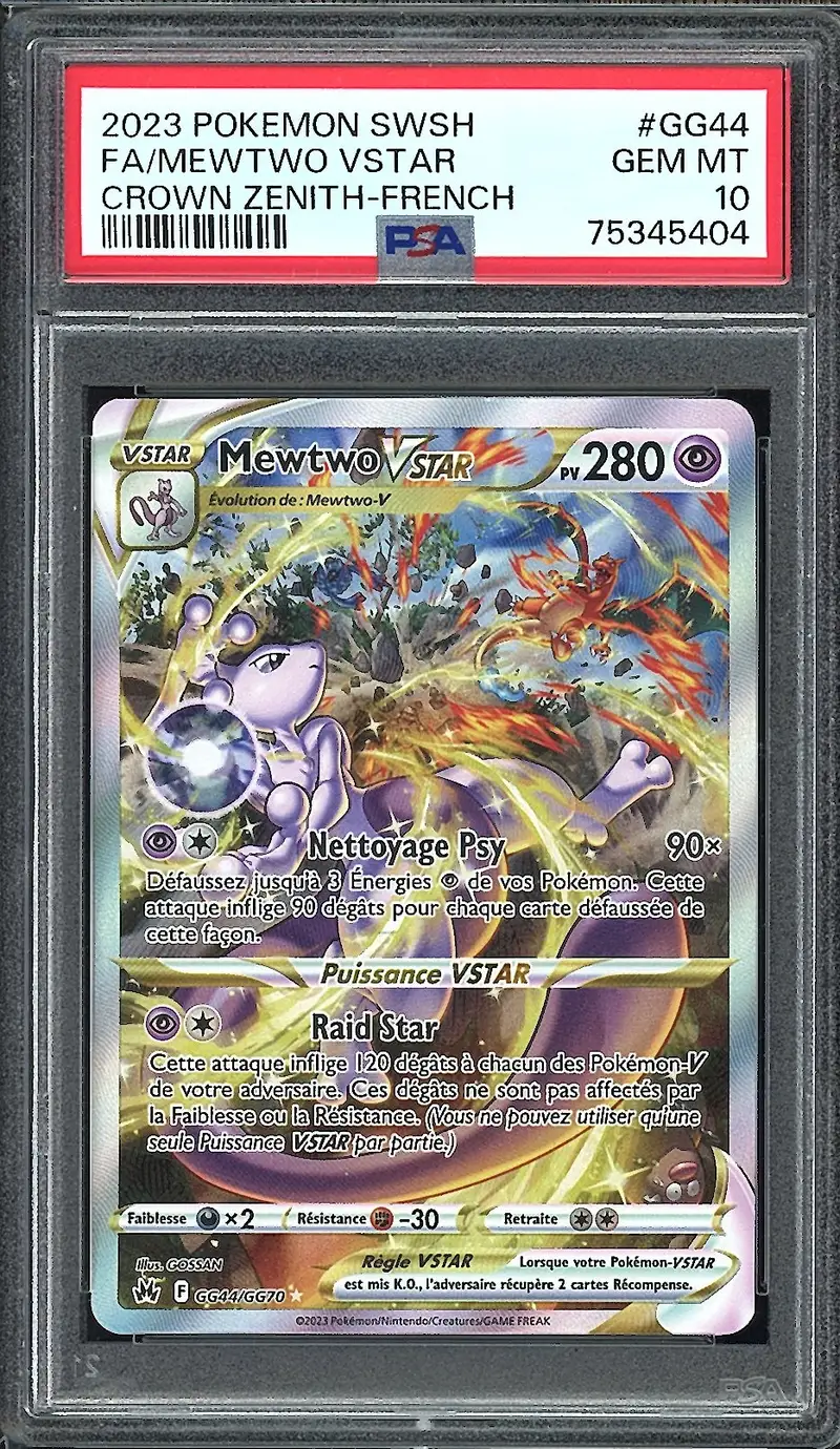 PSA 10 Mewtwo VStar
