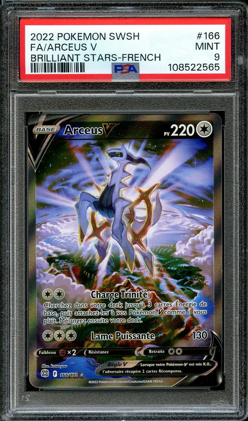 PSA 9 Arceus V