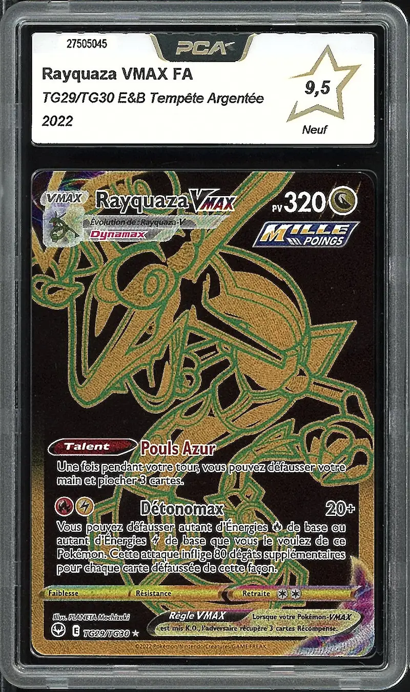PCA 9.5 Rayquaza VMax Gold