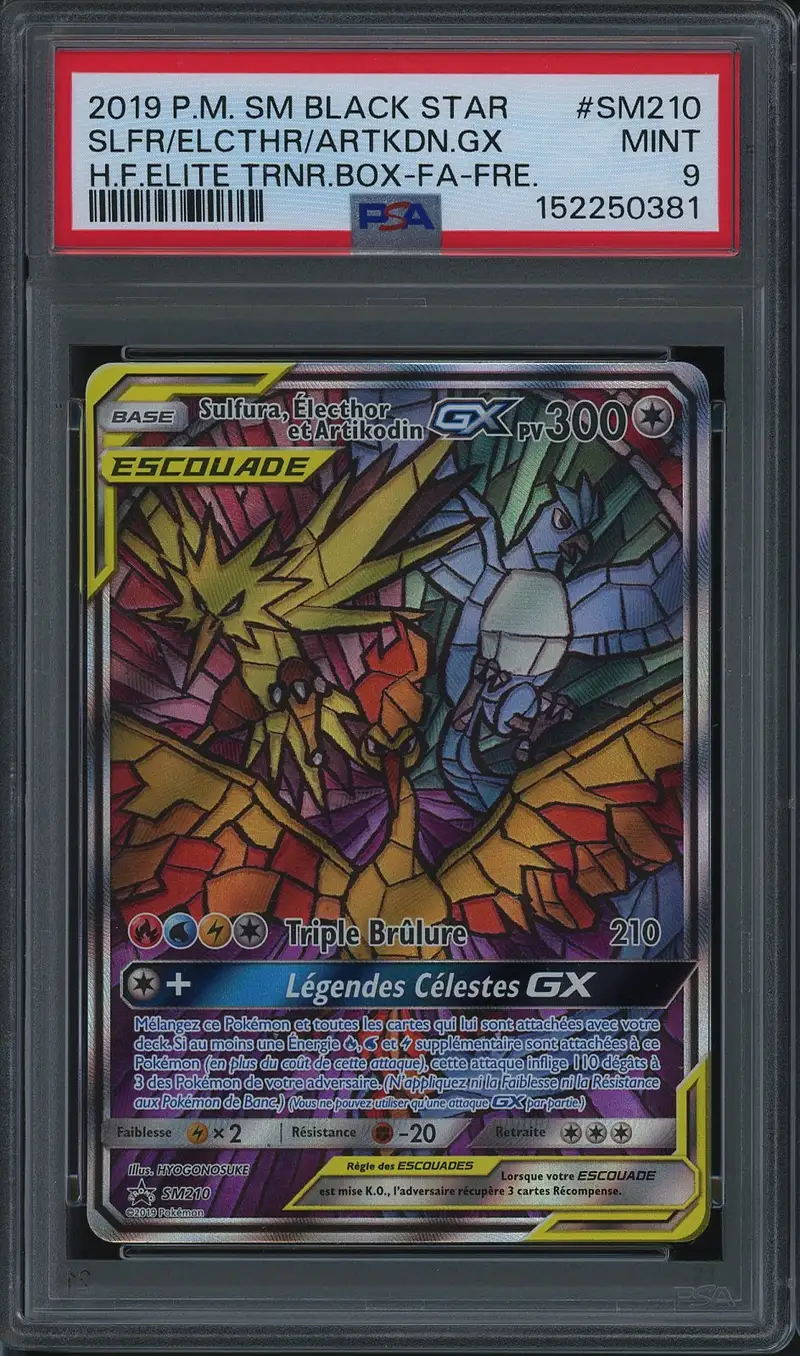 PSA 9 Sulfura, Électhor et Artikodin Gx