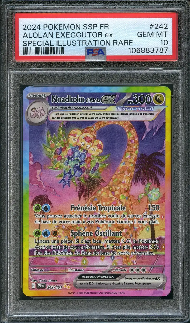 PSA 10 Noadkoko d'Alola Ex