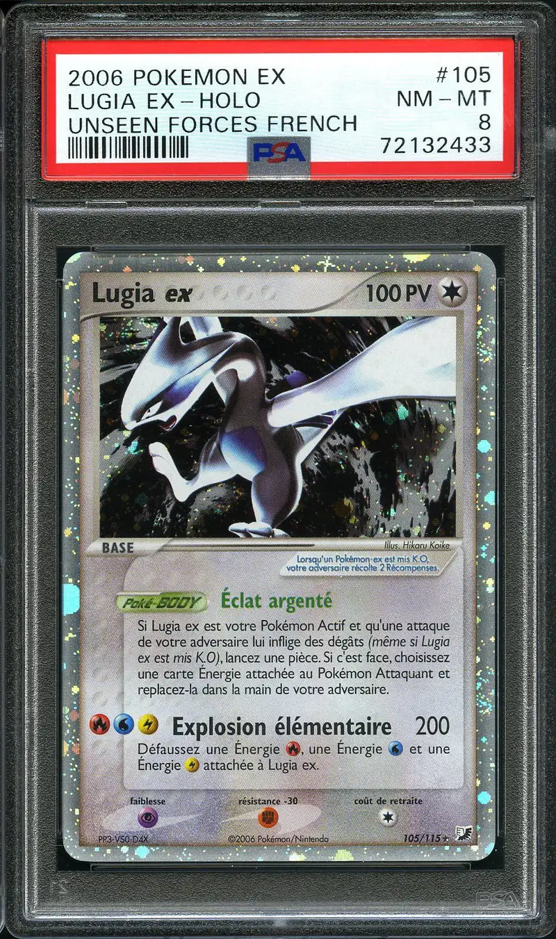 PSA 8 Lugia Ex