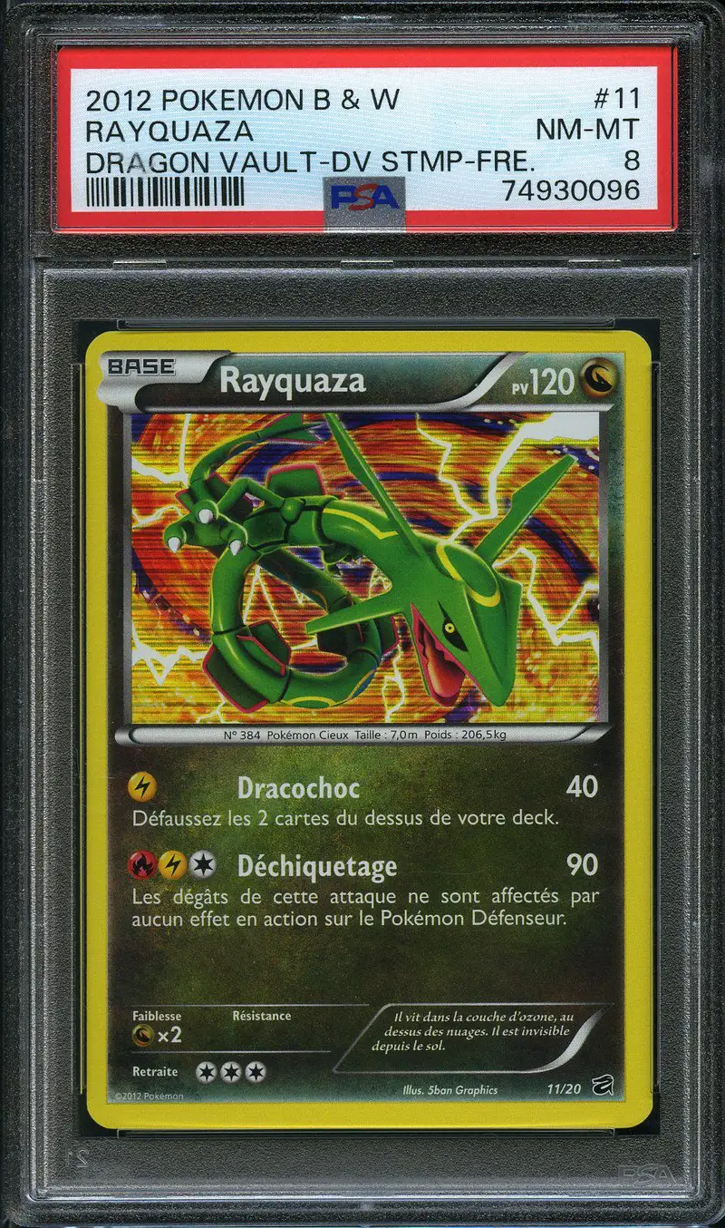 PSA 8 Rayquaza Holo