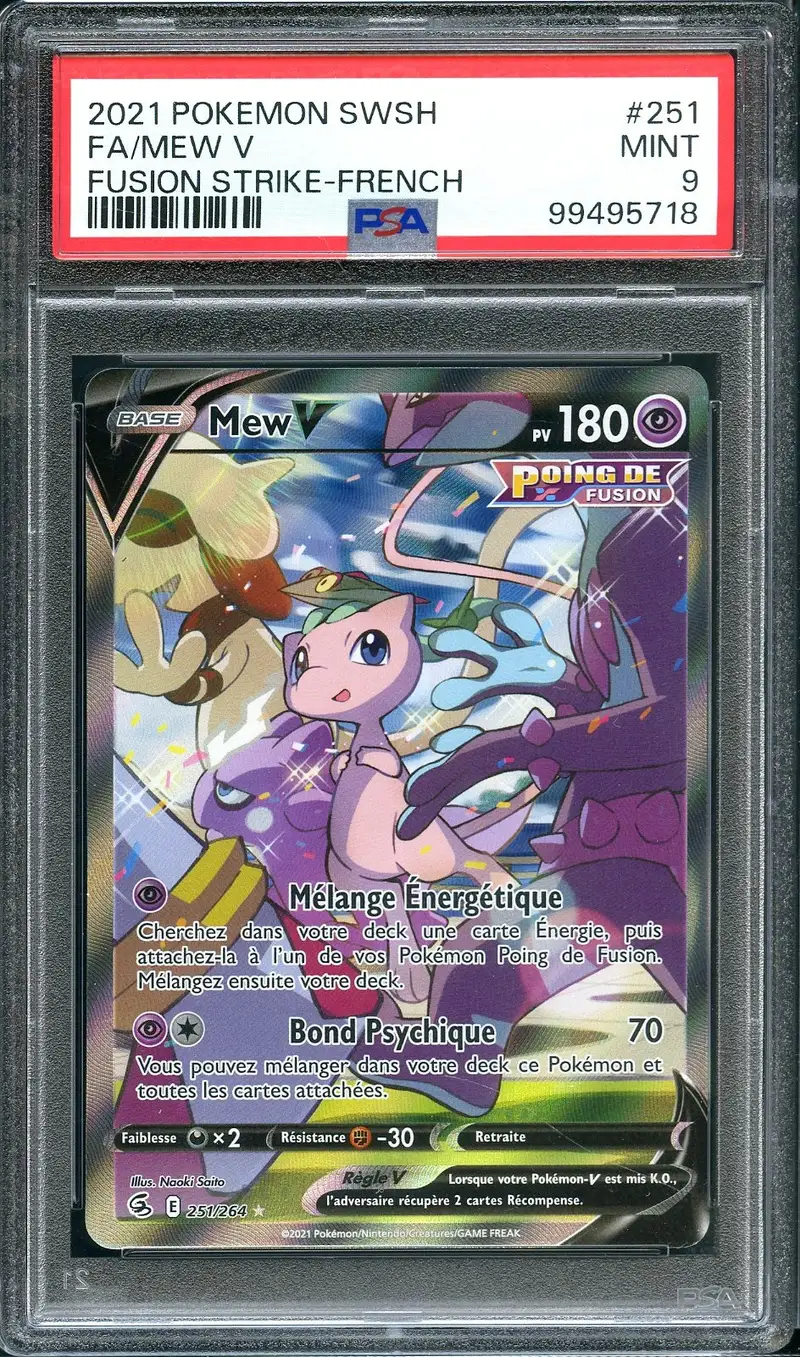 PSA 9 Mew V