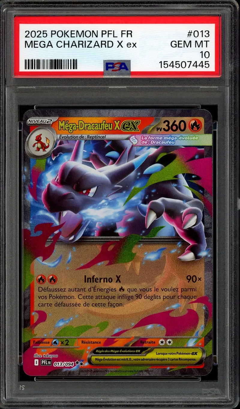 PSA 10 Méga-Dracaufeu X Ex