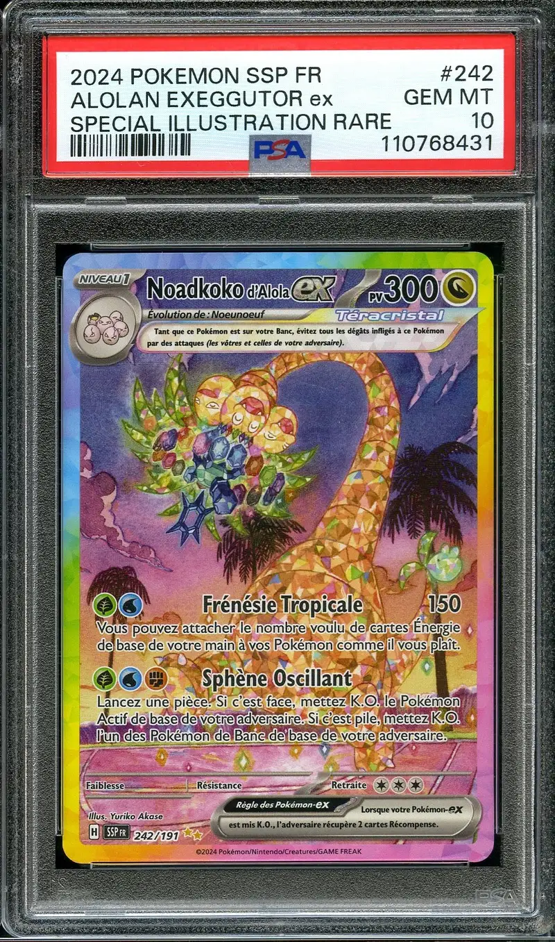 PSA 10 Noadkoko d'Alola Ex