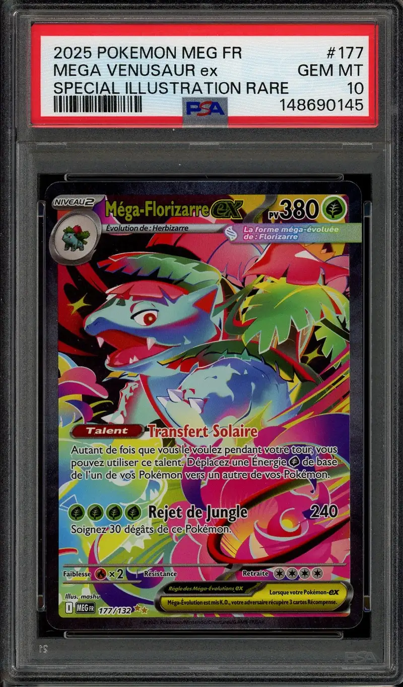 PSA 10 Méga-Florizarre Ex