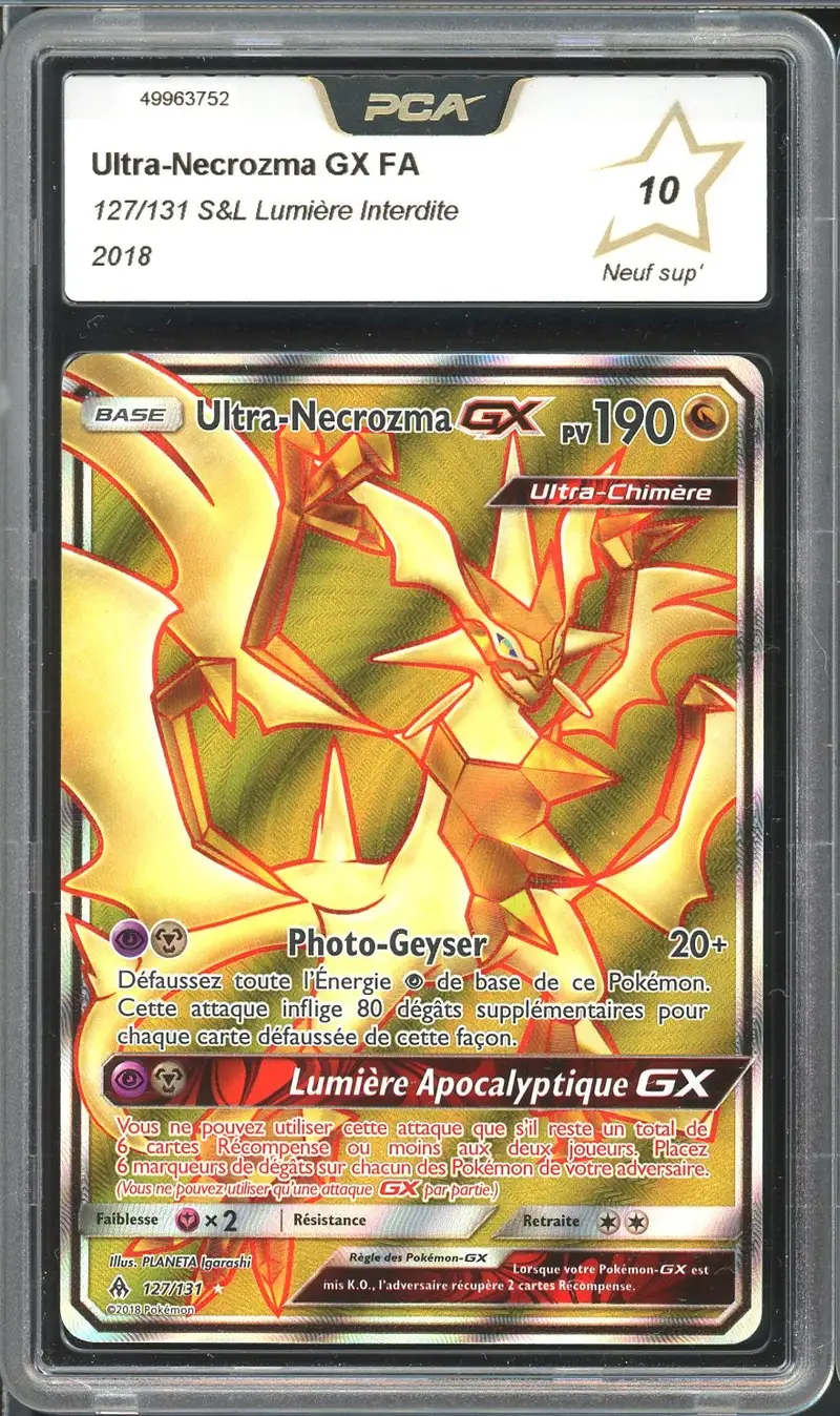 PCA 10 Ultra Necrozma Gx