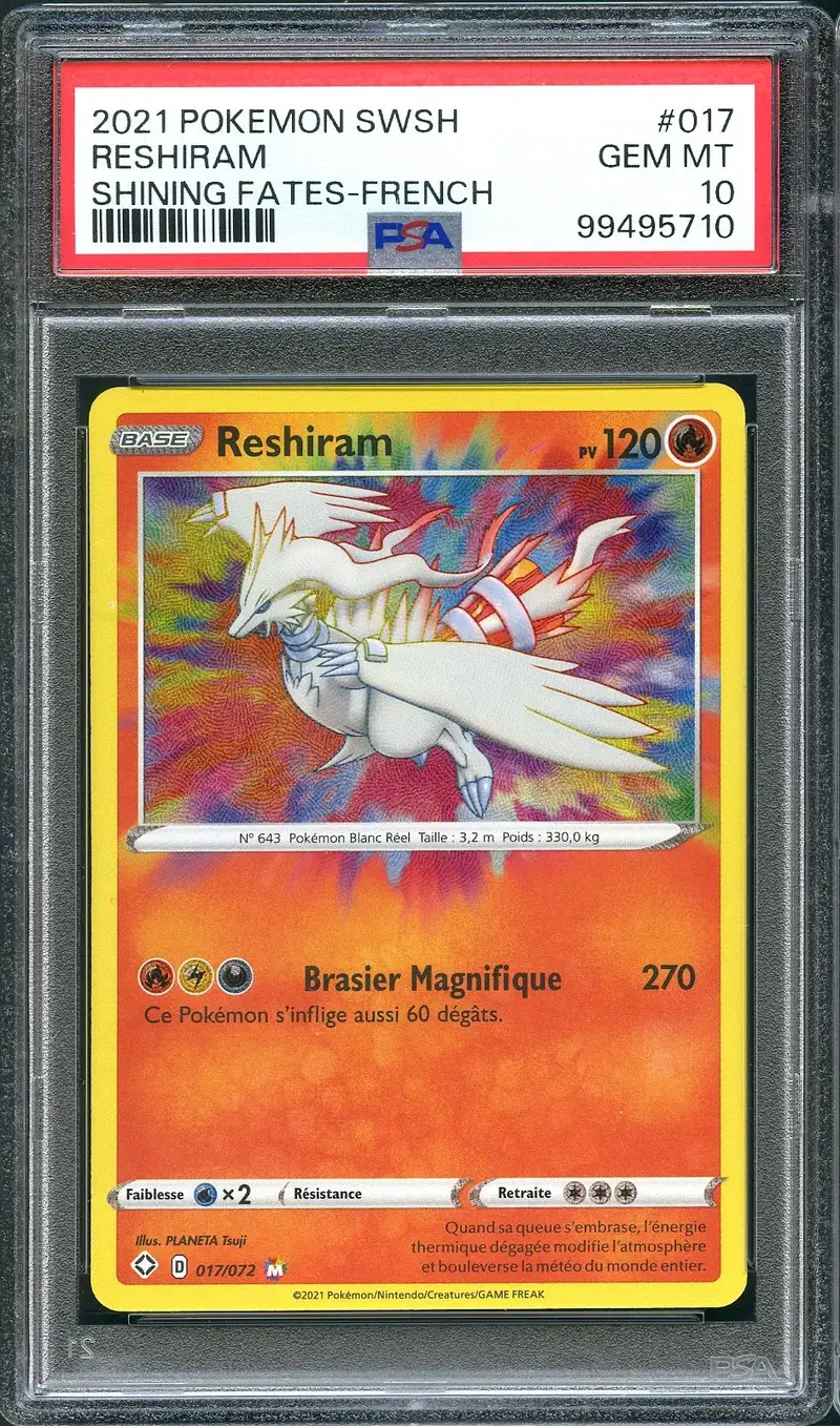 PSA 10 Reshiram Amazing Rare
