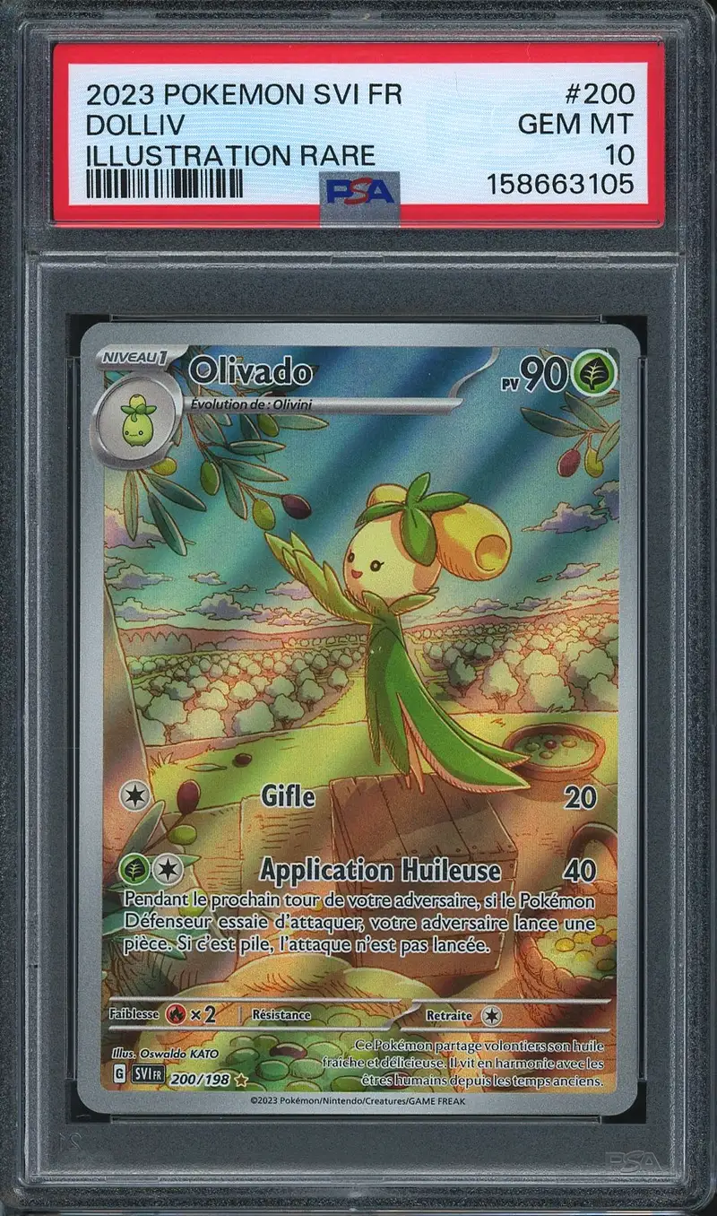PSA 10 Olivado
