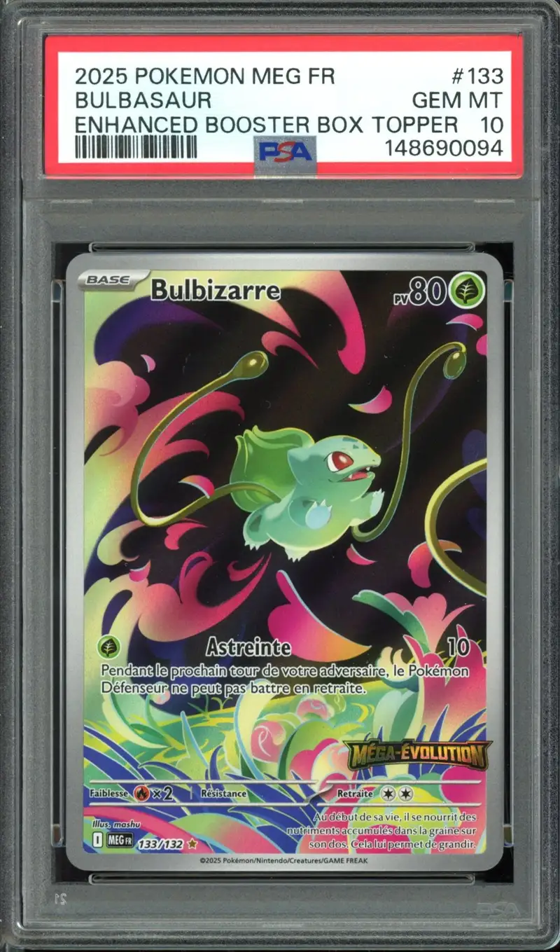 PSA 10 Bulbizarre Stamp