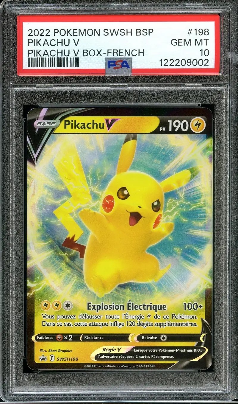 PSA 10 Pikachu V