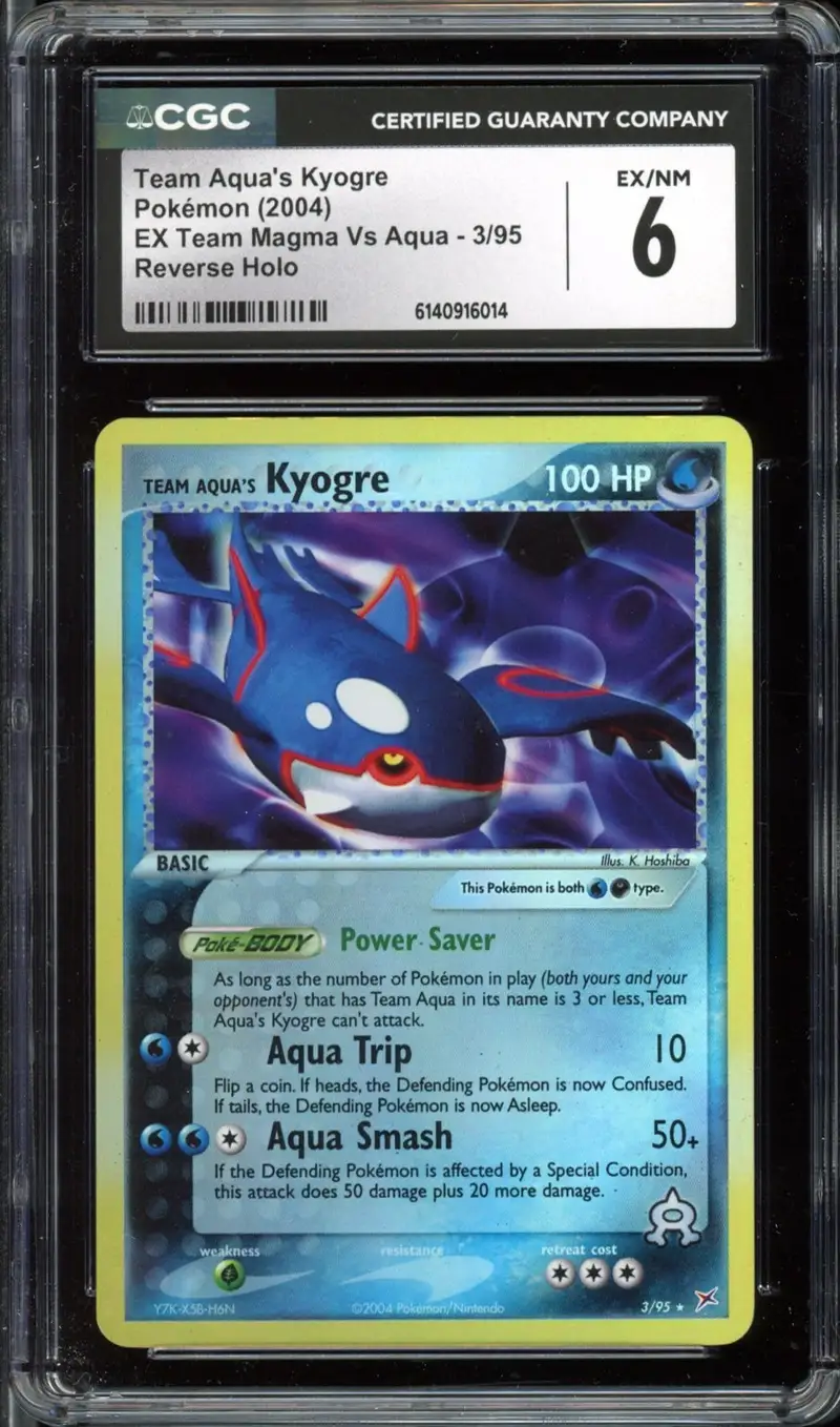 CGC 6 Team Aqua's Kyogre Reverse