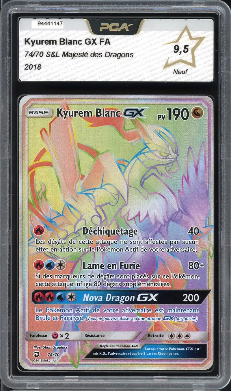 PCA 9.5 Kyurem Blanc Gx Rainbow