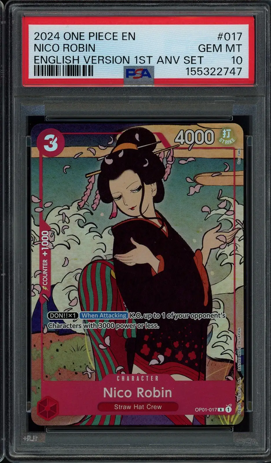 PSA 10 Nico Robin