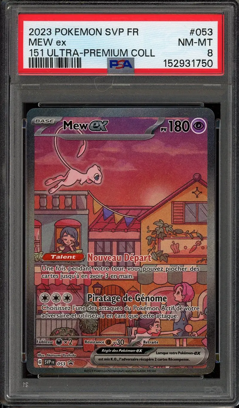 PSA 8 Mew Ex