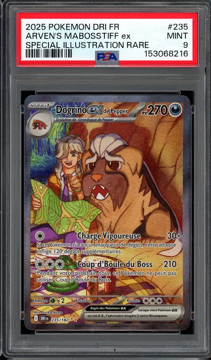 PSA 9 Dogrino Ex de Pepper