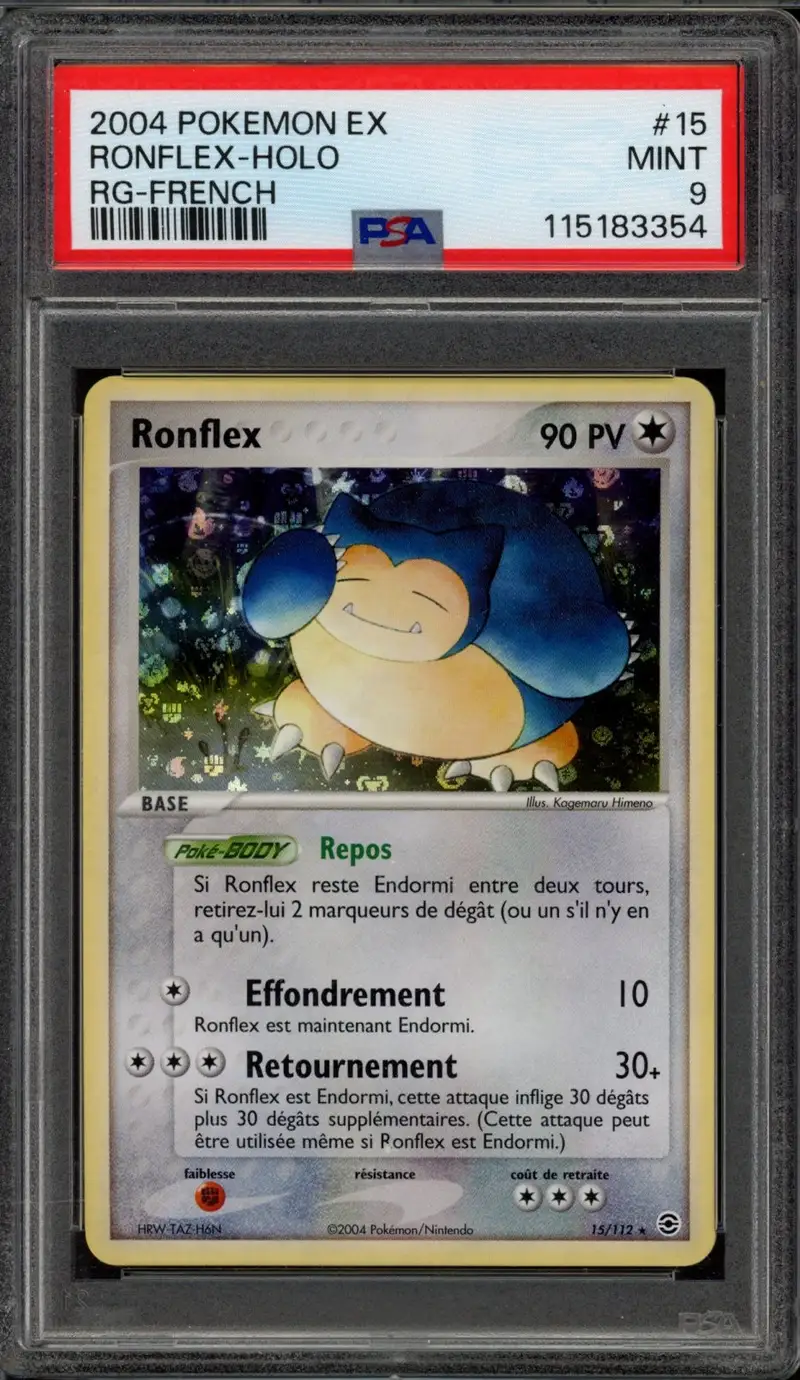 PSA 9 Ronflex Holo