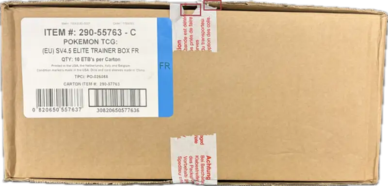 Case ETB EV4.5 Destinées de Paldea