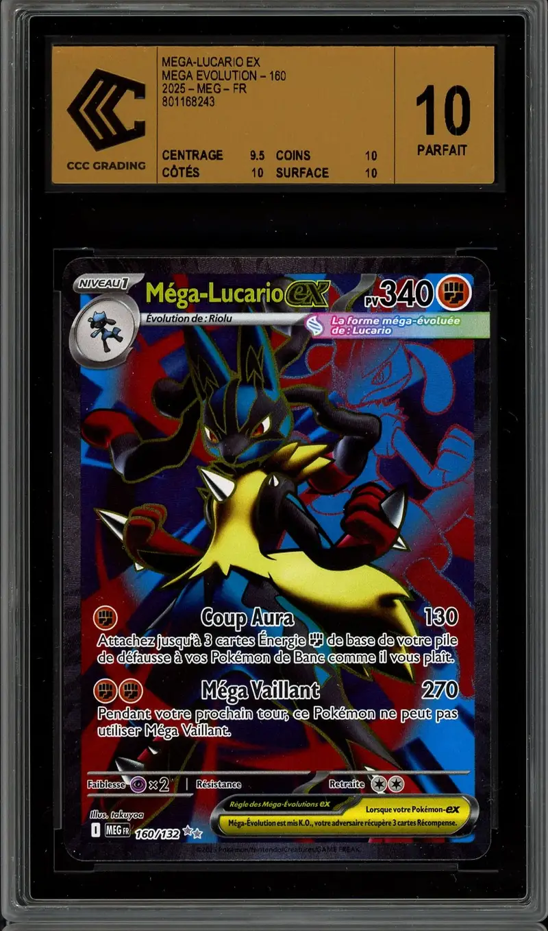 lucario graded card CGC LUCARIO VSTAR Full Art Swsh291 Crown Zenith Elite Trainer Box Etb Black  Star Promo Pokemon Graded Card Mint