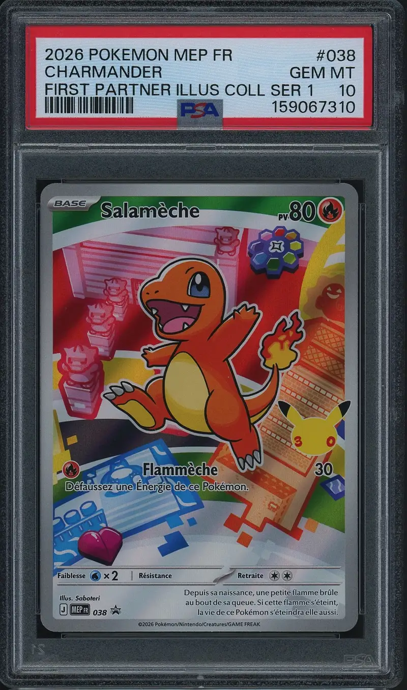PSA 10 Salamèche