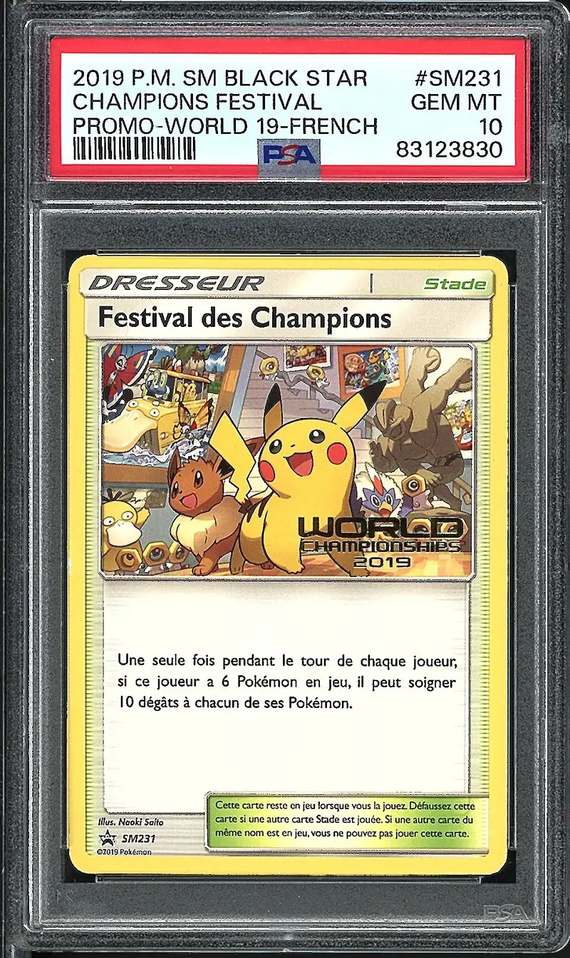 PSA 10 Festival des Champions