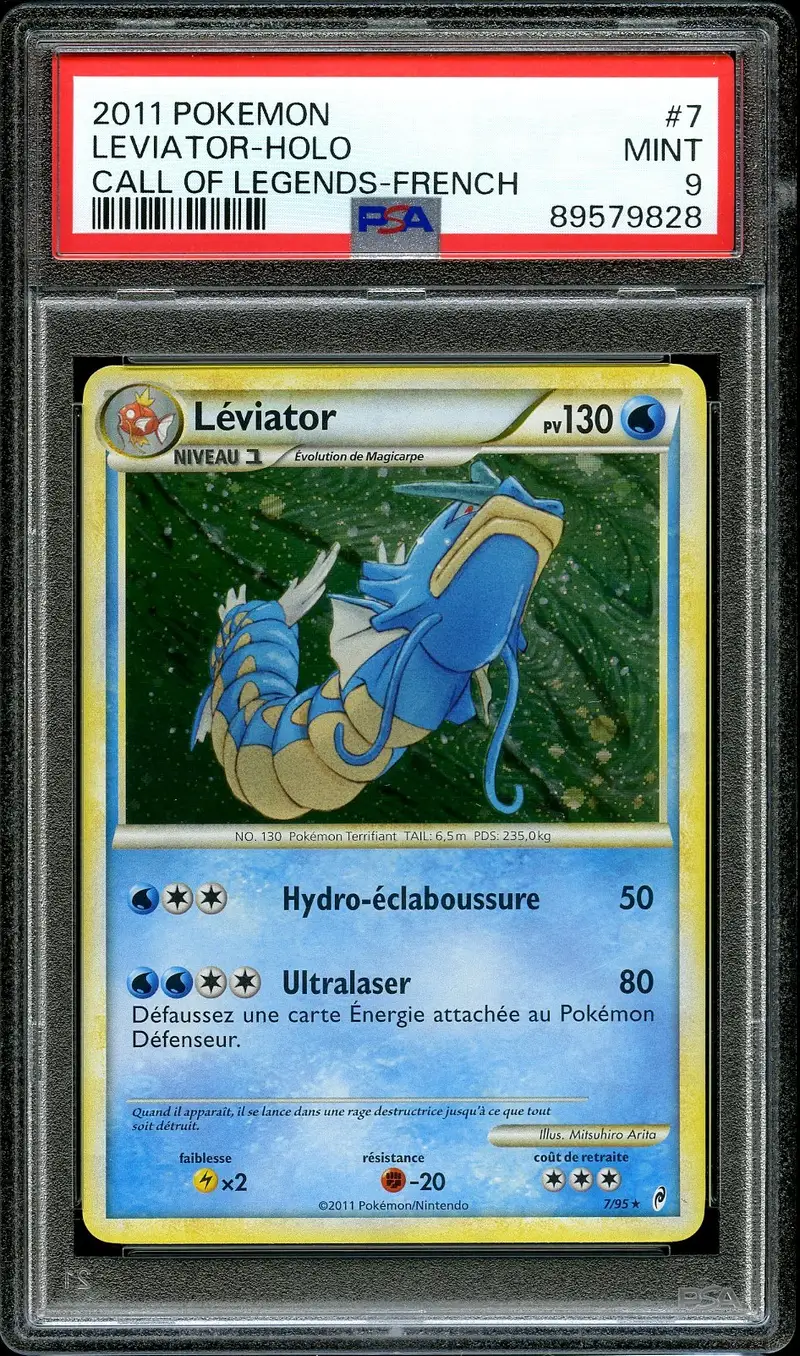PSA 9 Léviator Holo