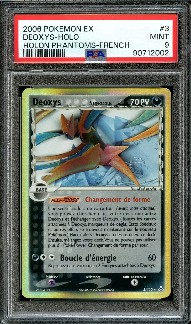 PSA 9 Deoxys Holo