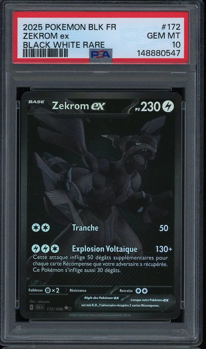PSA 10 Zekrom Ex