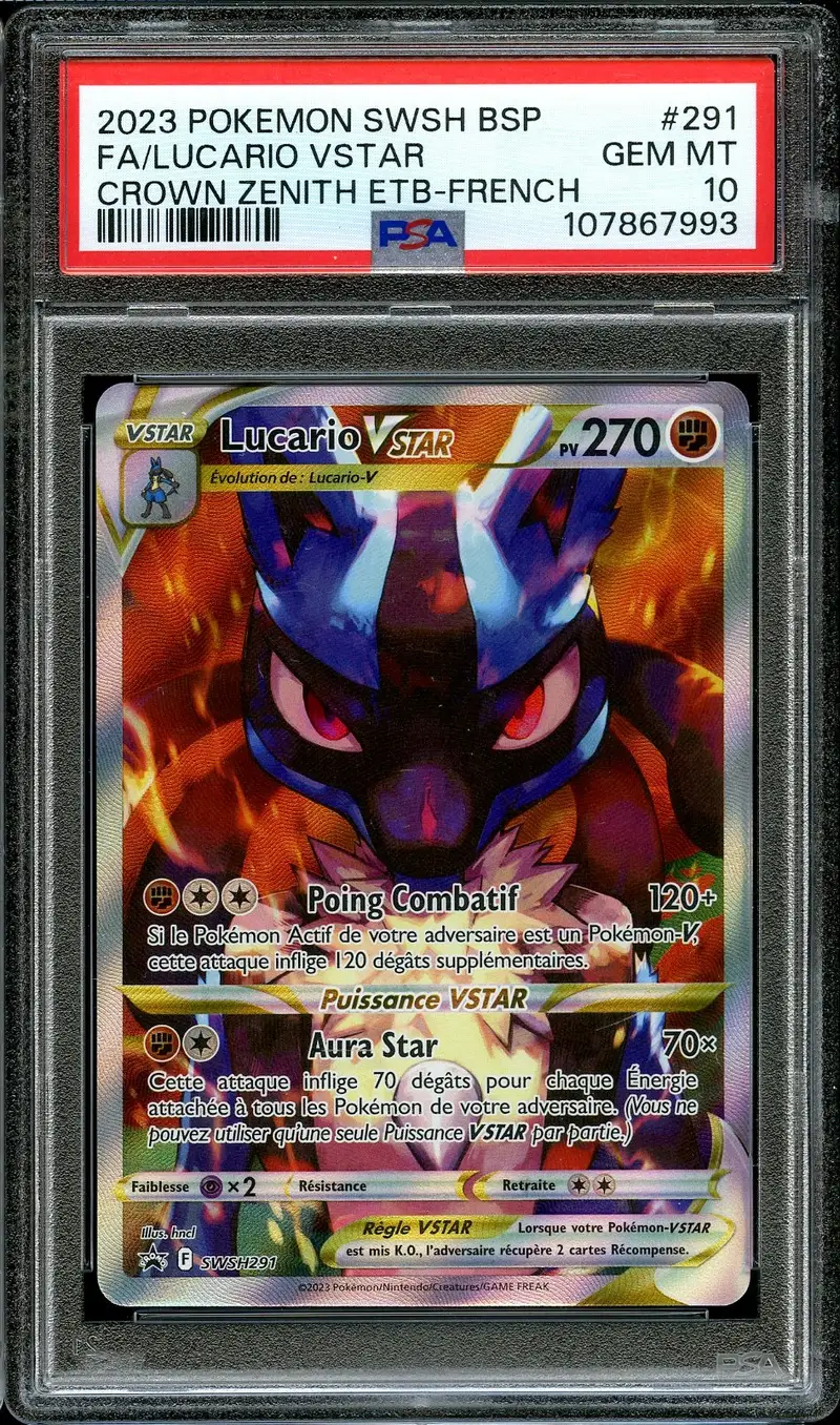 PSA 10 Lucario VStar