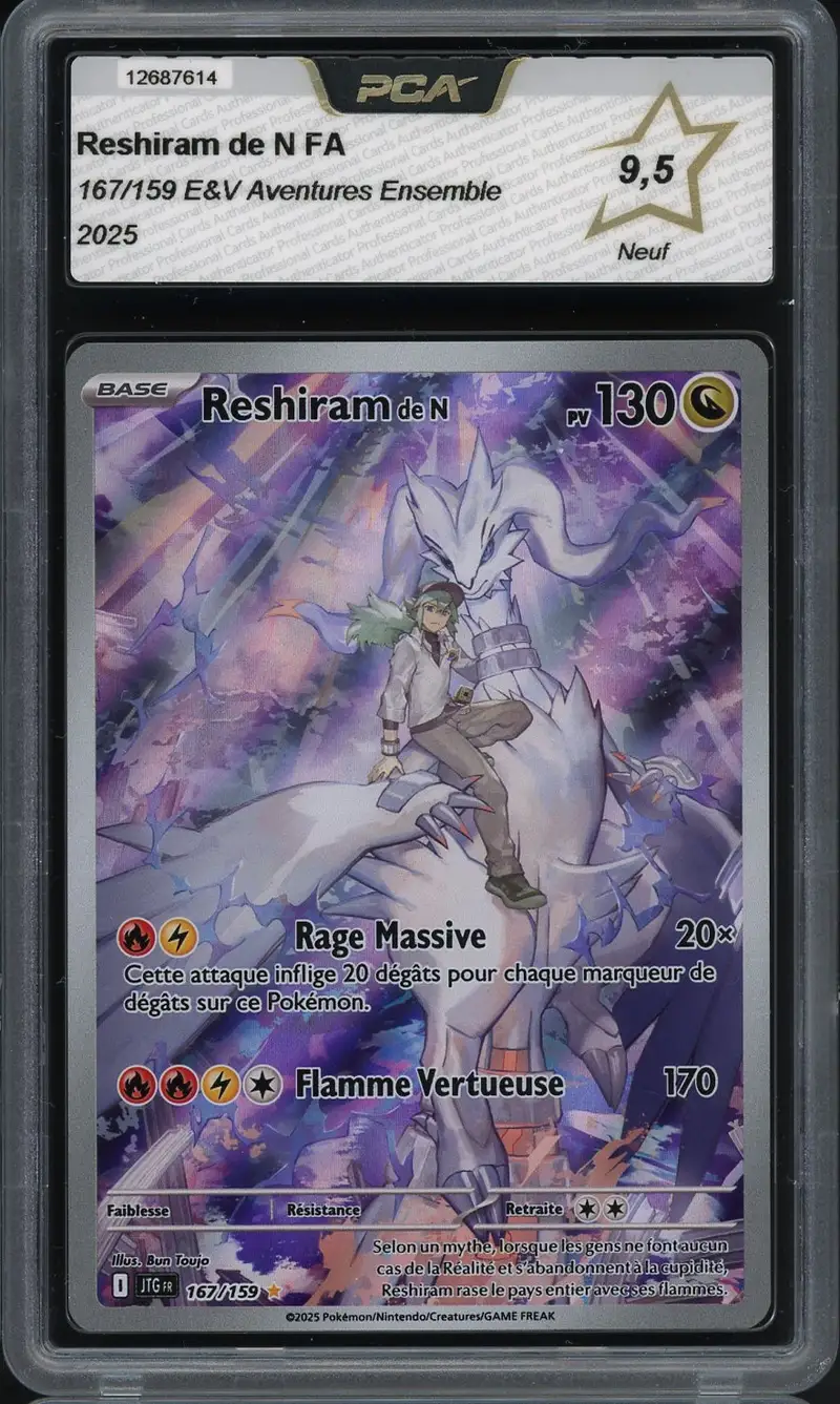 pokemon n reshiram card N's AR 109/100 sv9 Battle Partners Japanese  GLIT Japanese Hobby Shop the official authentication and grading ensure this card remains a verified mainstay of your growing collection. N's Reshiram Illustration Rare (167)